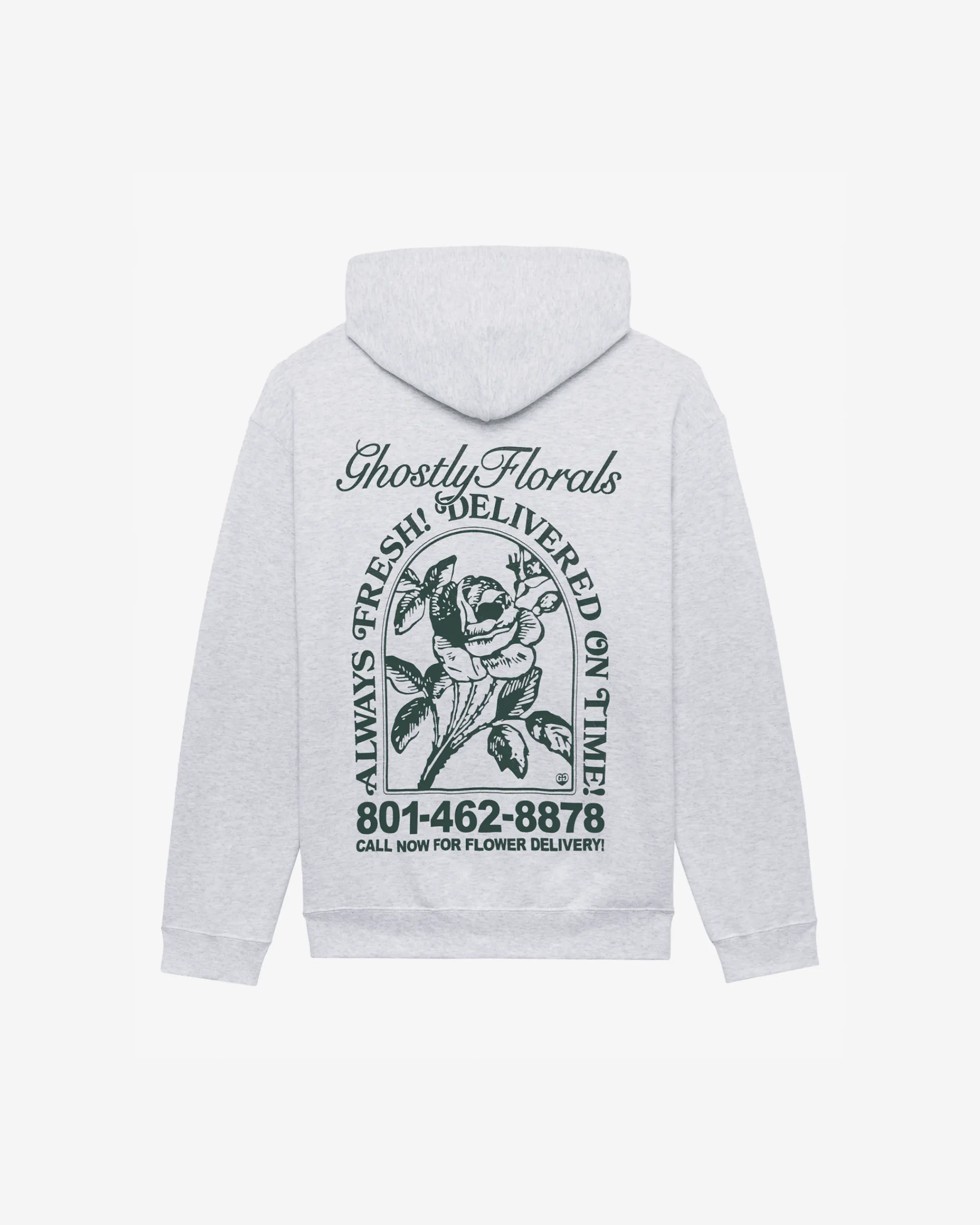 Ghostly Florals Hoodie sold by Lonely Ghost