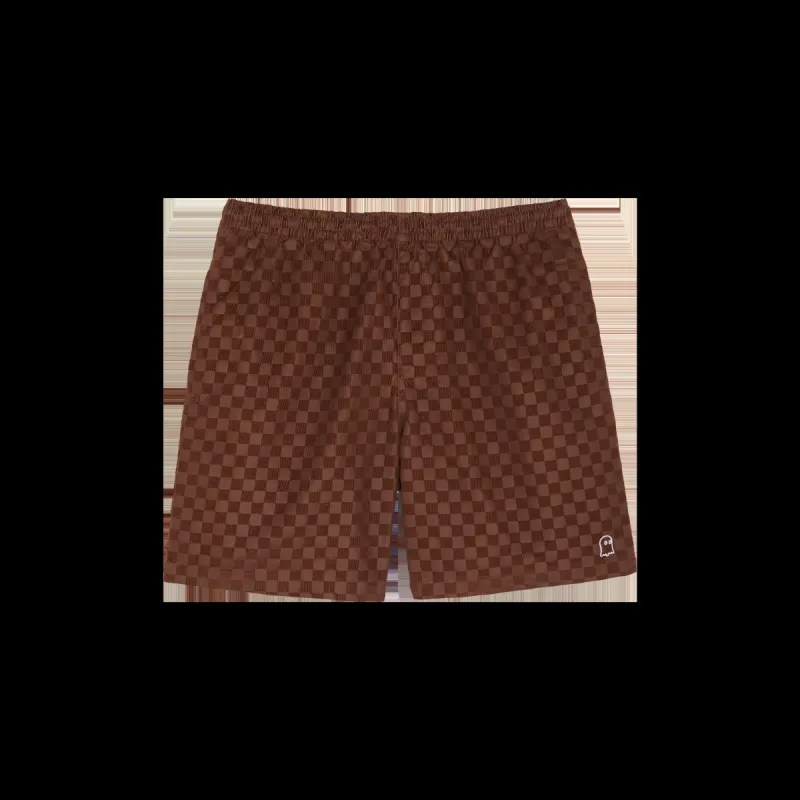 Checkered Cord Shorts sold by Lonely Ghost