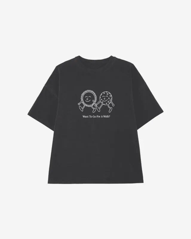Go For A Walk Boxy Tee sold by Lonely Ghost