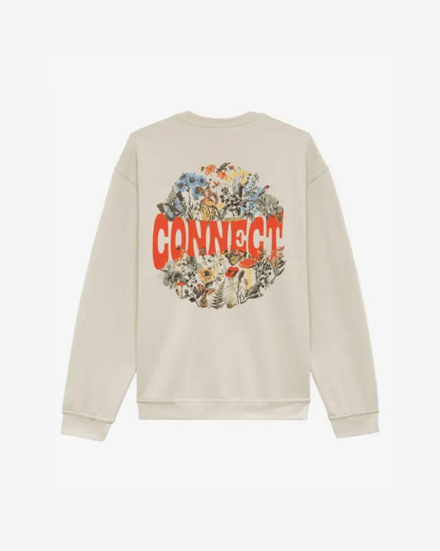 Connect Flowers Crewneck Sweater sold by Lonely Ghost