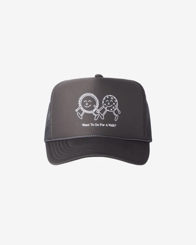 Go For a Walk Trucker Hat sold by Lonely Ghost