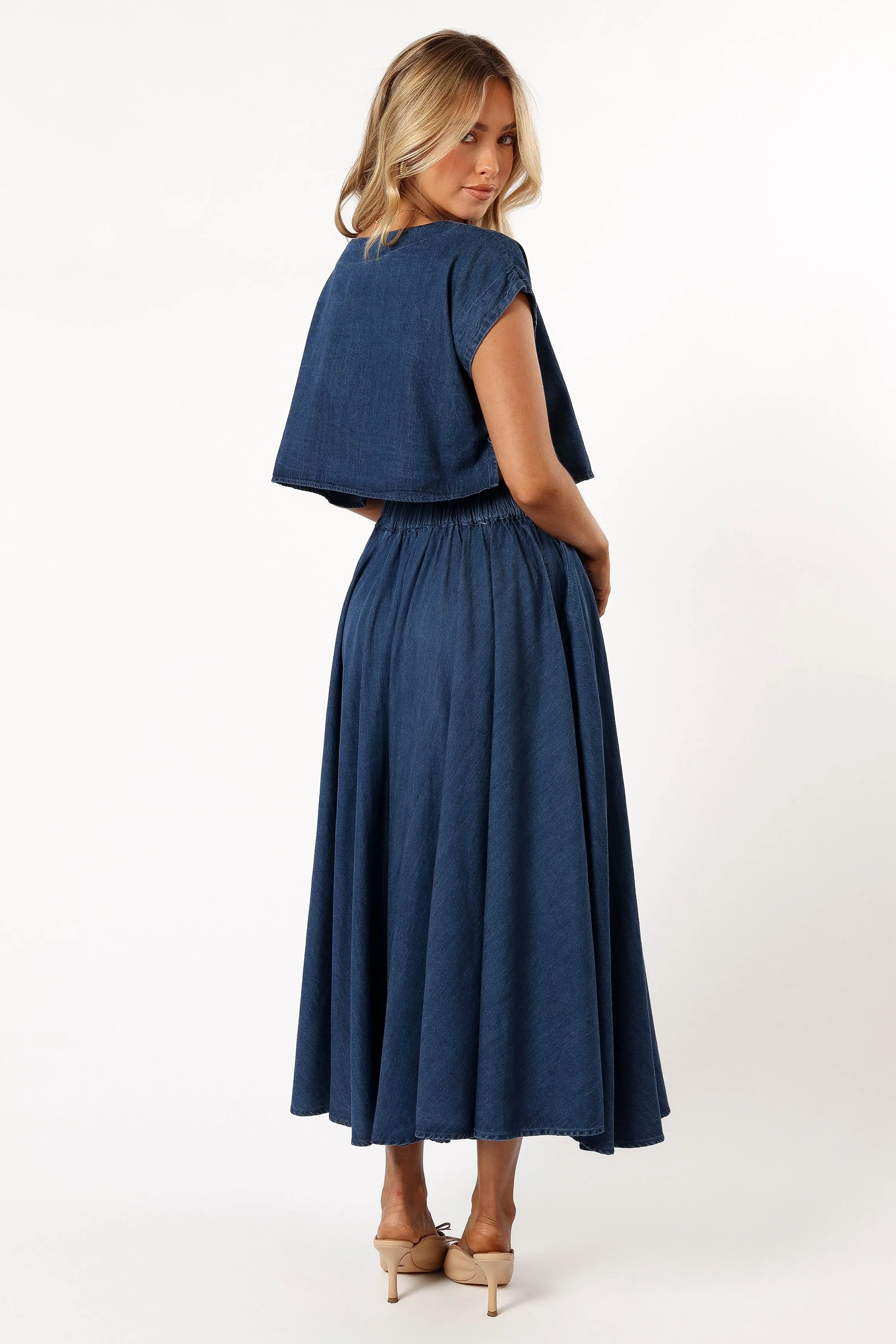 Rylie Two Piece Set - Dark Denim sold by Petal & Pup product image thumbnail 5