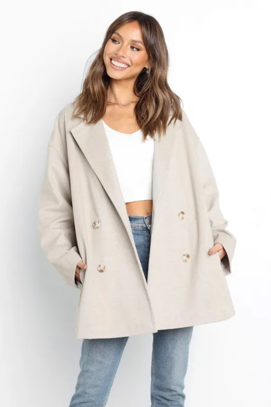 Vinny Jacket - Beige sold by Petal & Pup