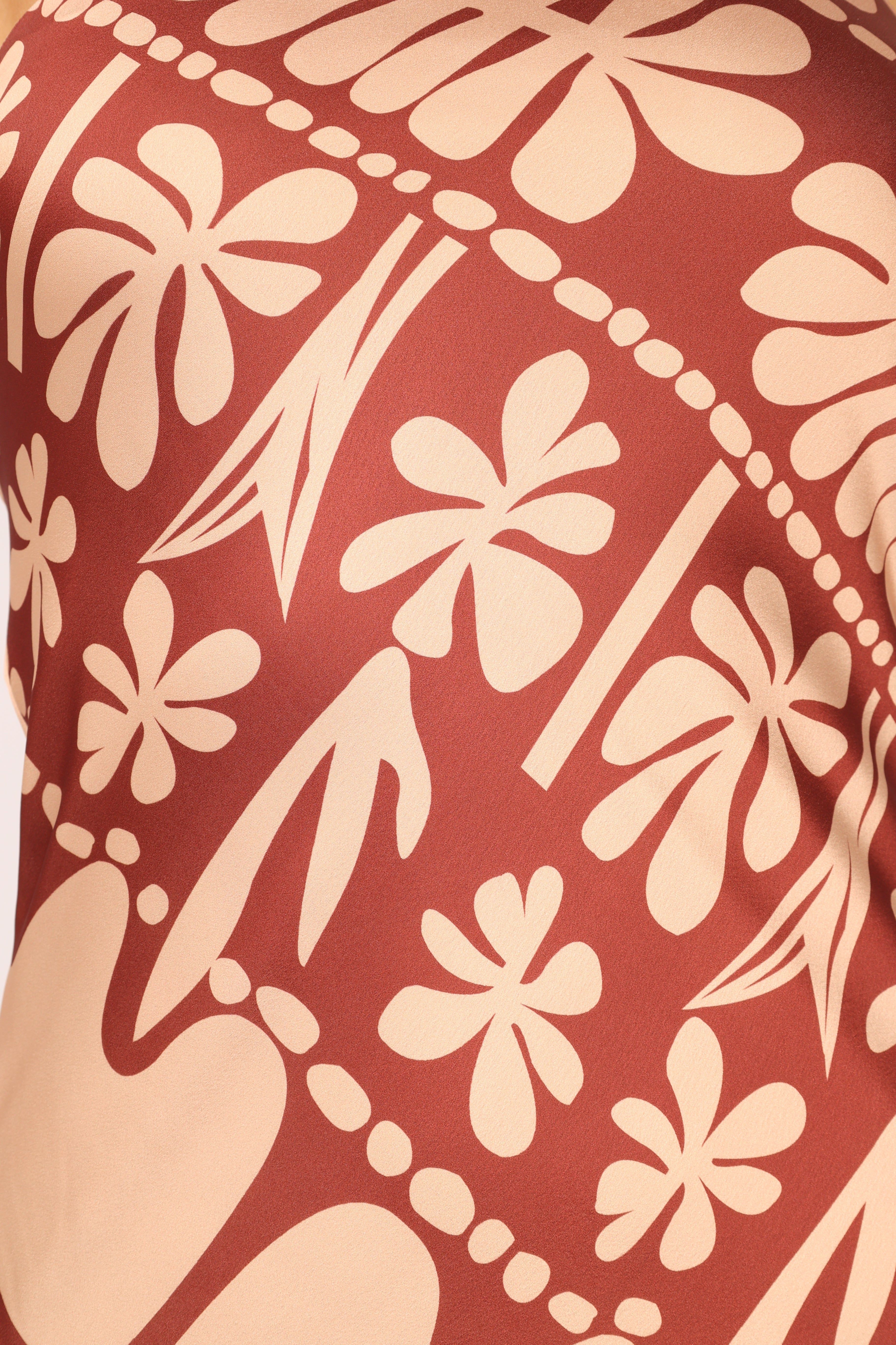 Amelie Strapless Midi Dress - Rust Pink sold by Petal & Pup product image thumbnail 13