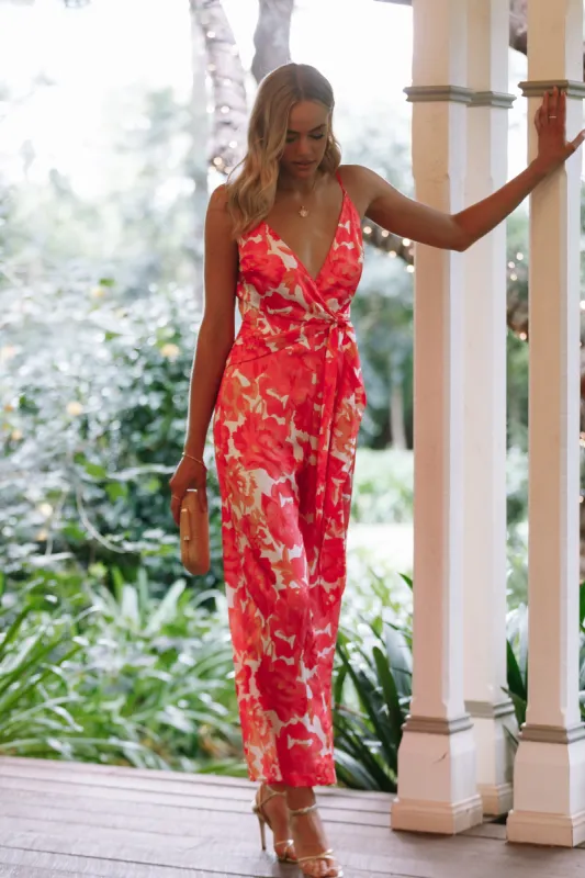 ADISON JUMPSUIT - PINK FLORAL sold by Petal & Pup