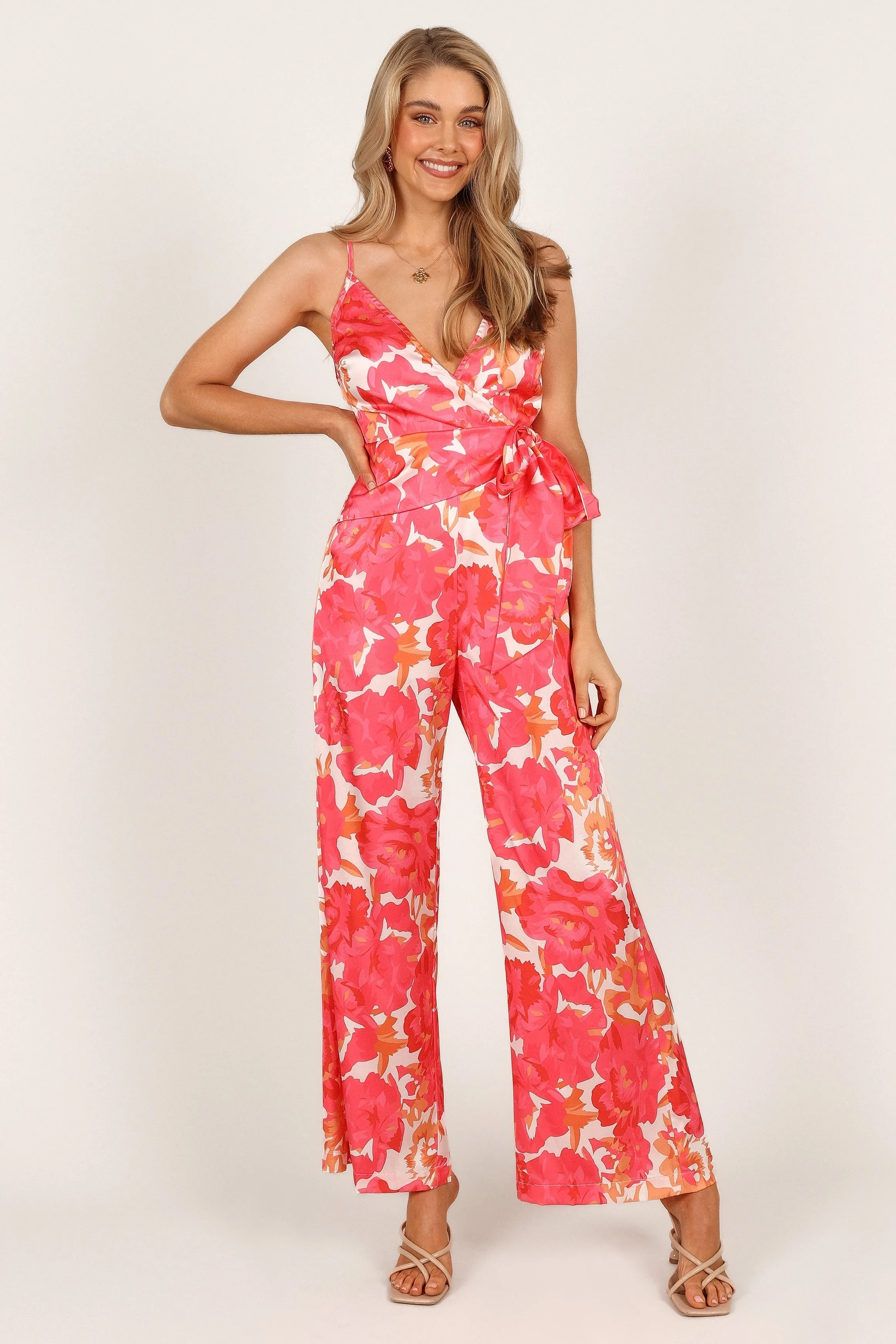 ADISON JUMPSUIT - PINK FLORAL sold by Petal & Pup product image thumbnail 4