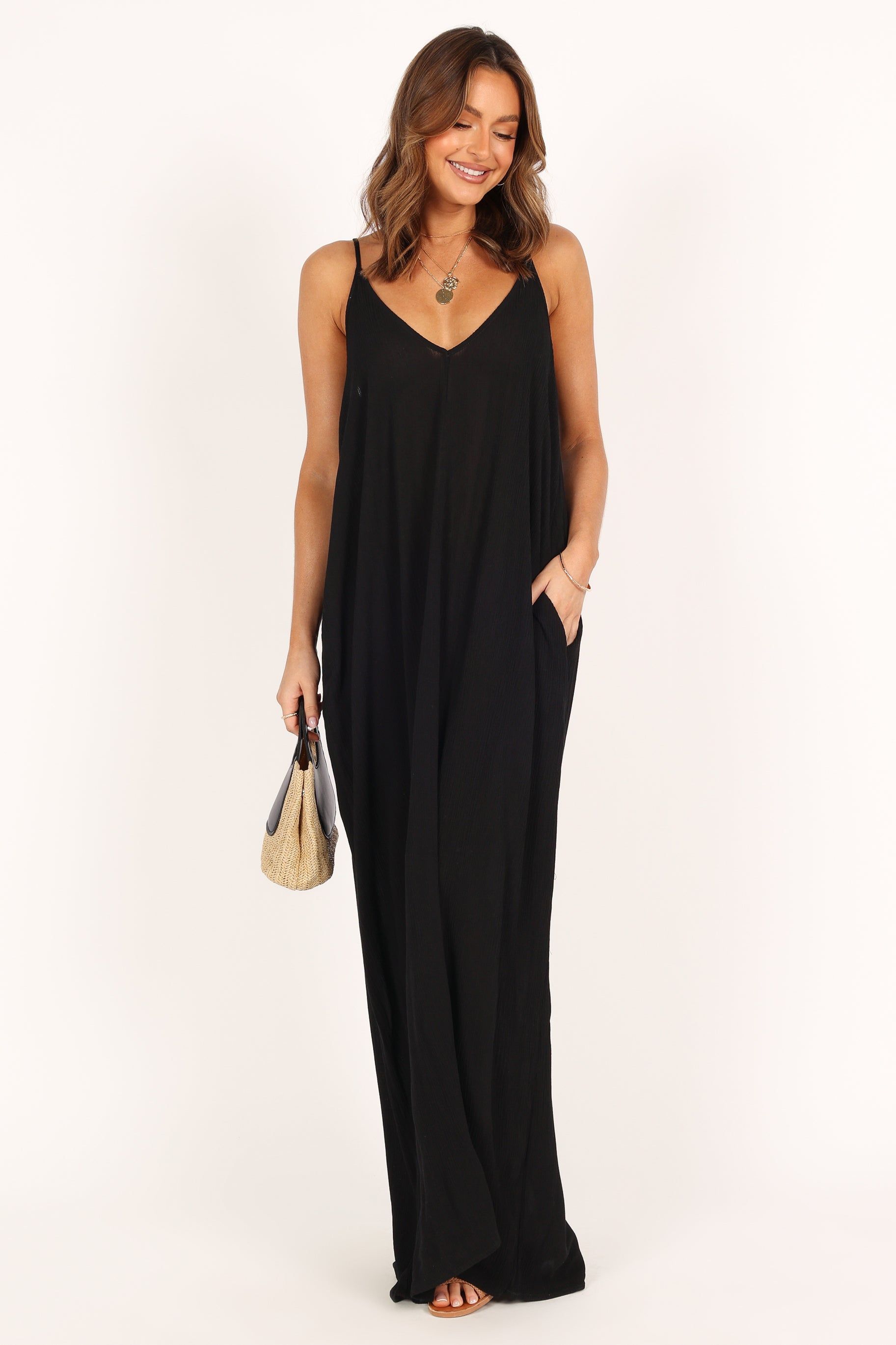 Daphne Maxi Dress - Black sold by Petal & Pup product image thumbnail 8