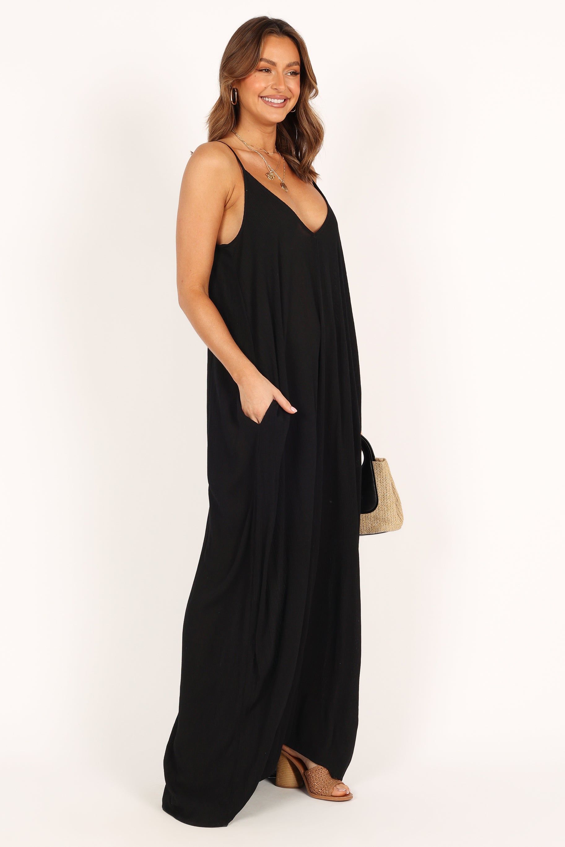 Daphne Maxi Dress - Black sold by Petal & Pup product image thumbnail 7