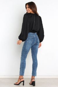 Betty Top - Black sold by Petal & Pup