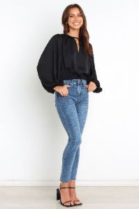 Betty Top - Black sold by Petal & Pup