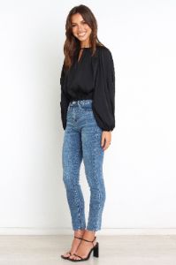 Betty Top - Black sold by Petal & Pup