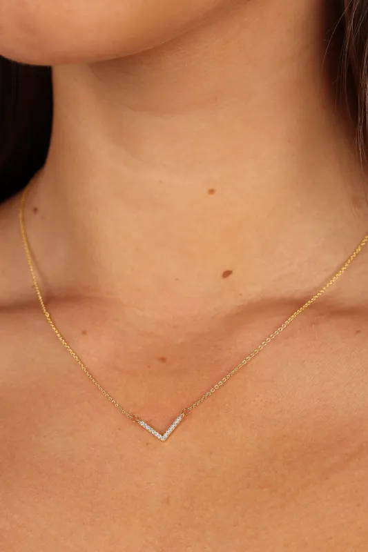 Haley Necklace - Gold made by Petal & Pup