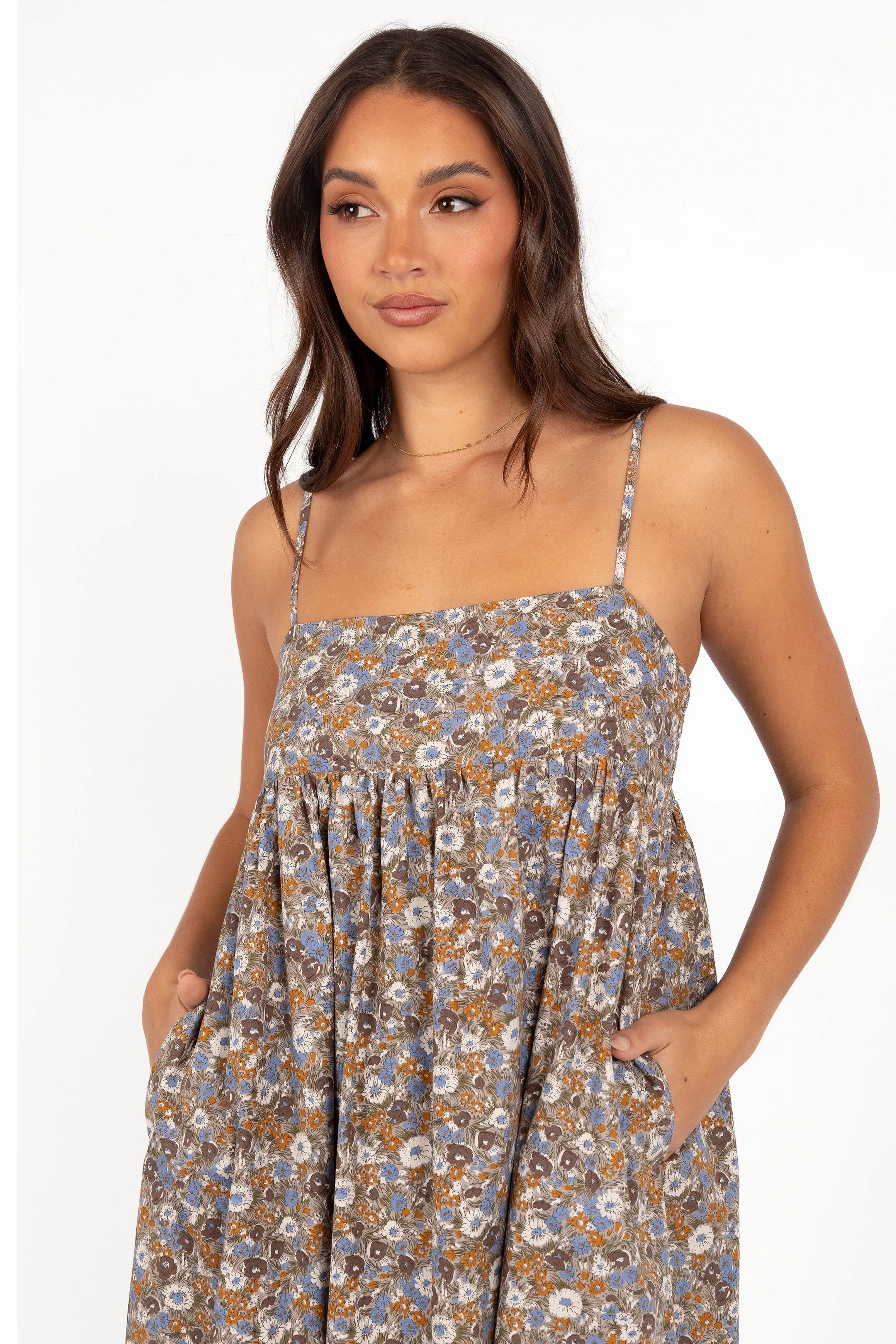 Andy Maxi Dress - Olive Ditsy Floral sold by Petal & Pup product image thumbnail 4