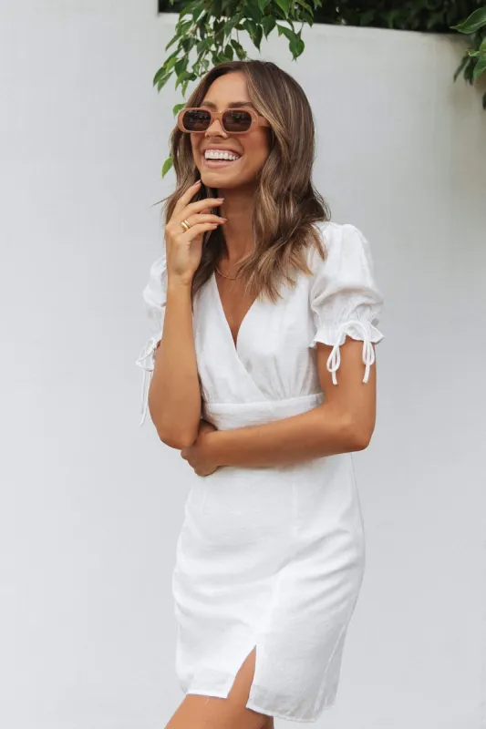 Yolette Dress - White sold by Petal & Pup
