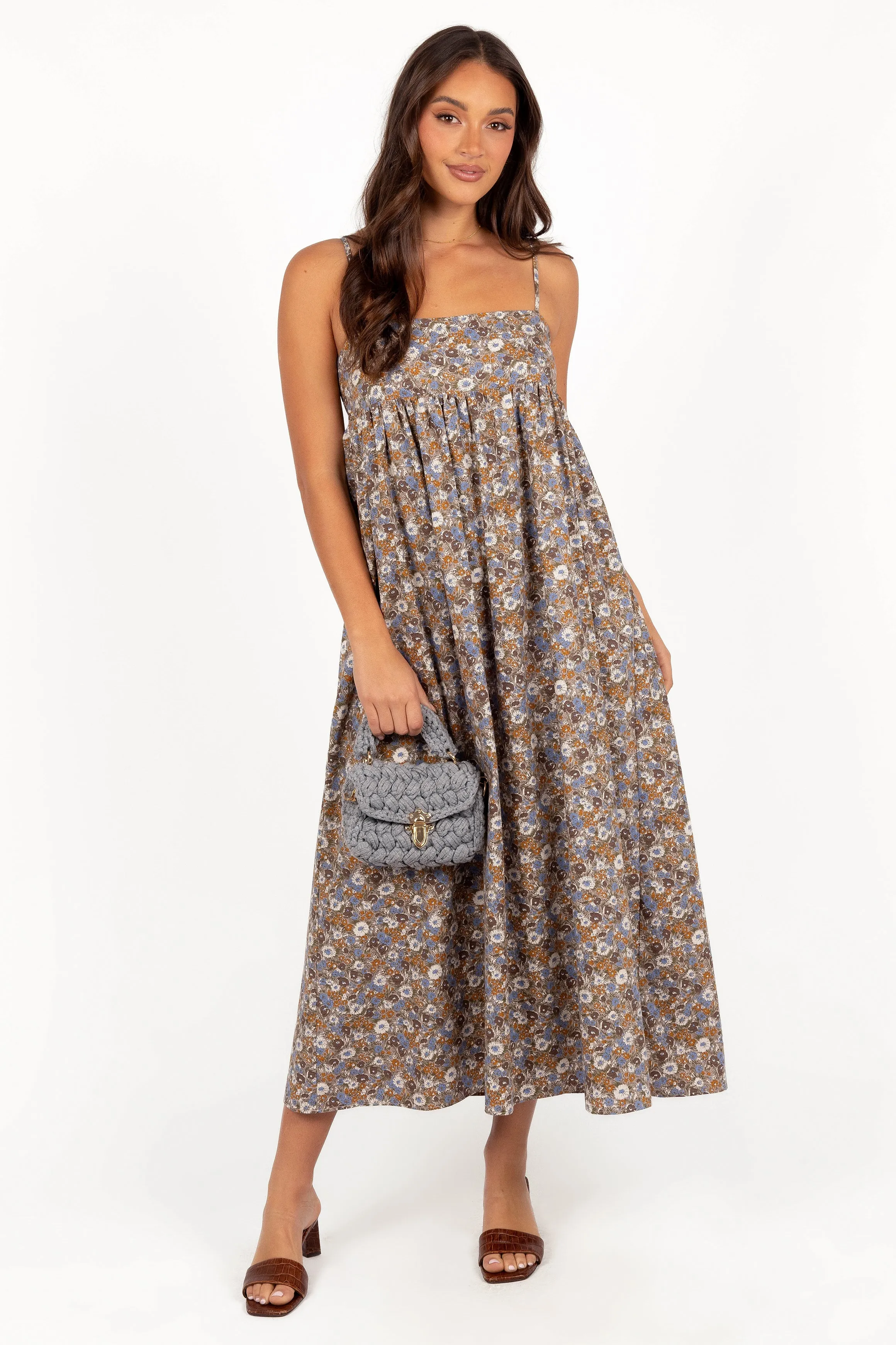 Andy Maxi Dress - Olive Ditsy Floral sold by Petal & Pup product image thumbnail 3