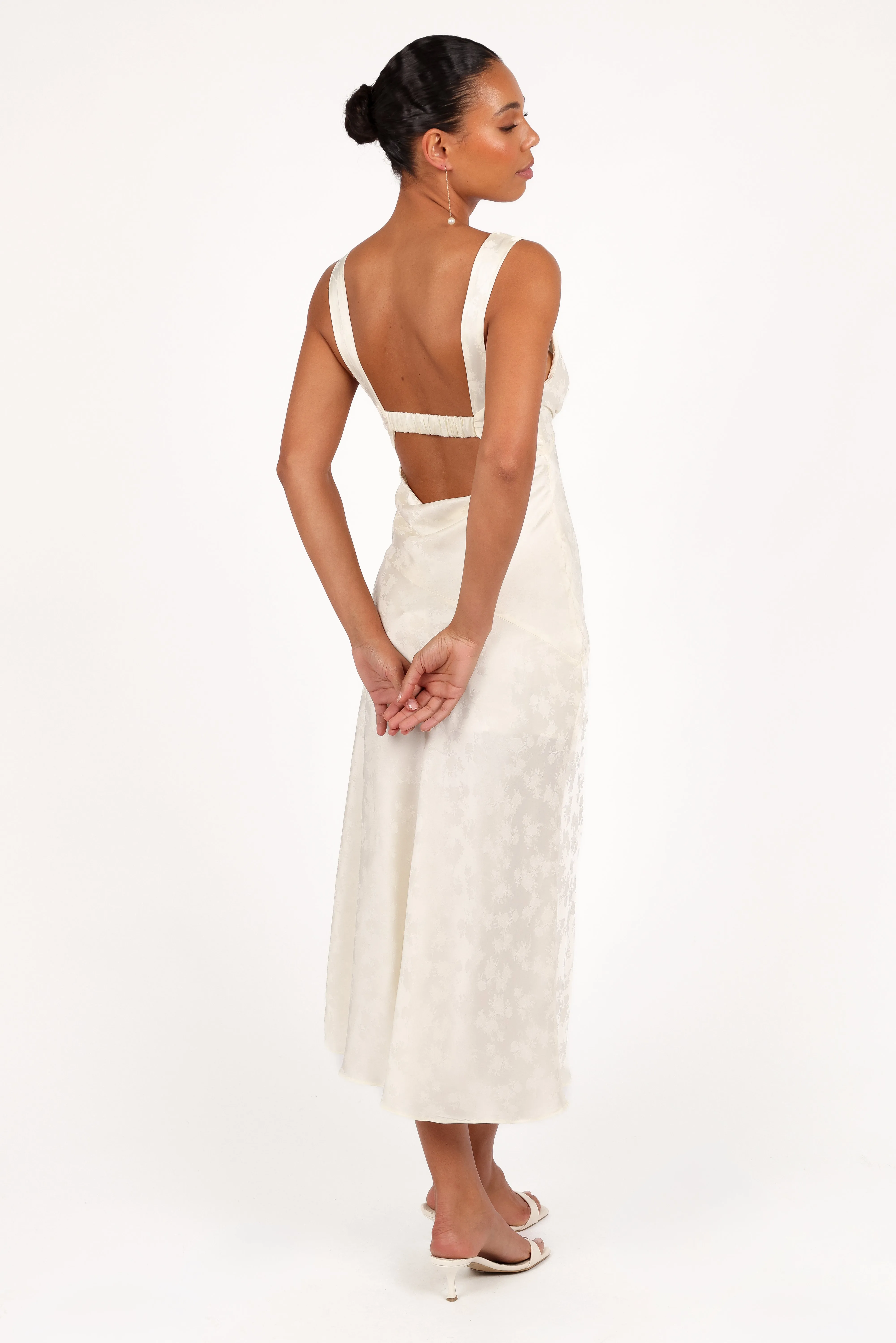 Billie Midi Dress - Ivory sold by Petal & Pup product image thumbnail 4