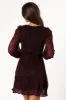 Glimmer Long Sleeve Mini Dress - Pink sold by Petal & Pup