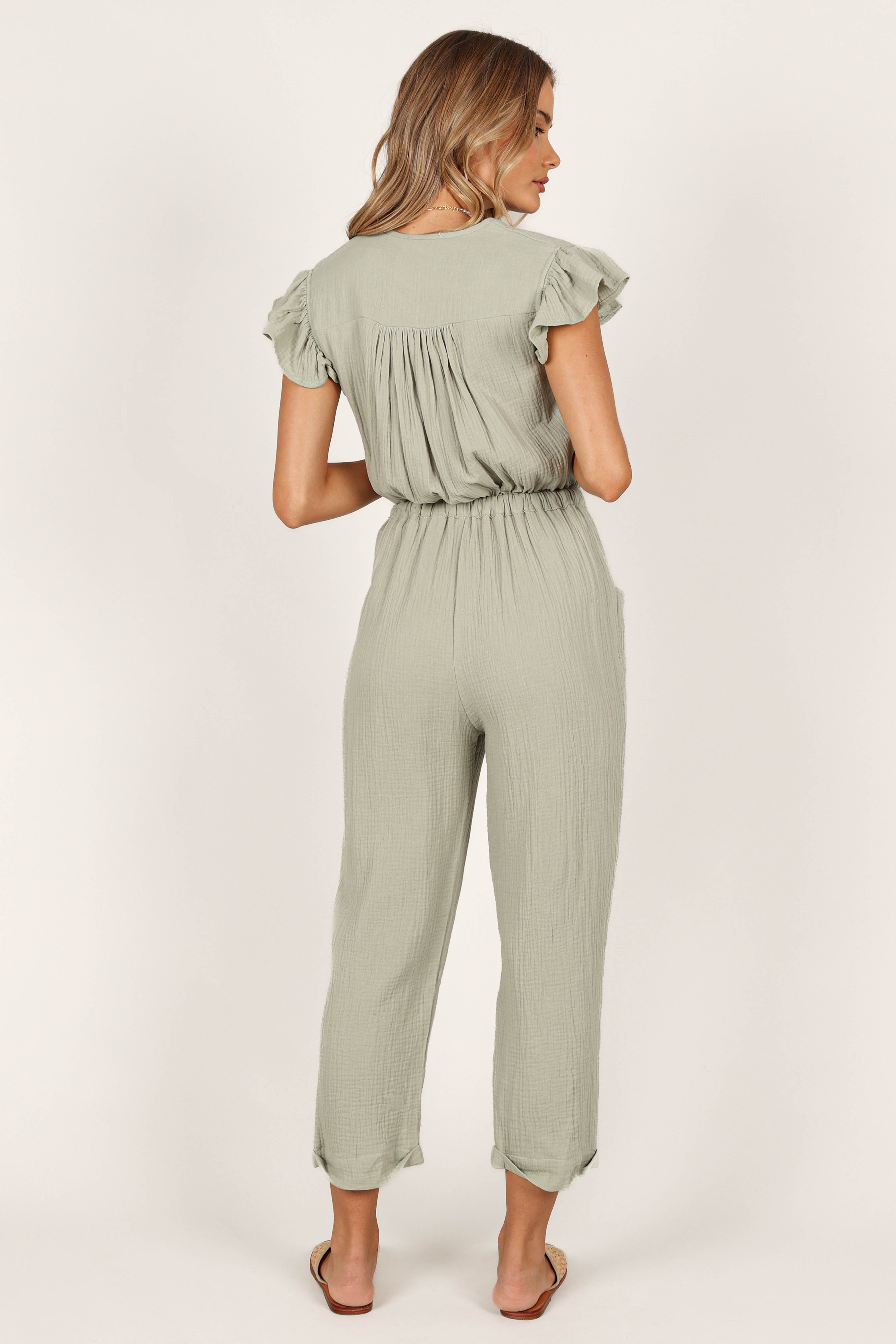 Chantria Jumpsuit - Sage sold by Petal & Pup product image thumbnail 4