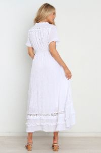 Chelsea Dress - White sold by Petal & Pup