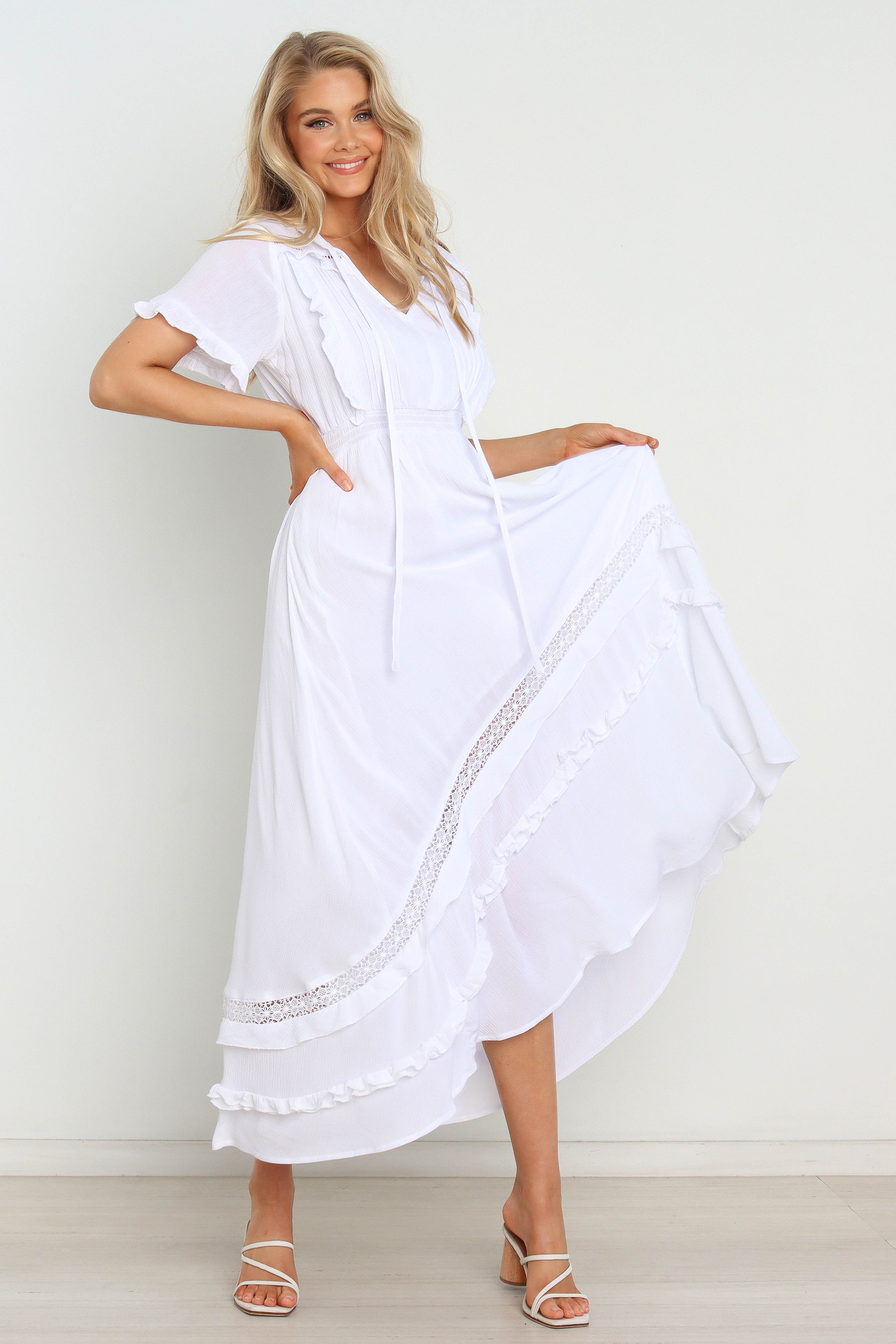 Chelsea Dress - White sold by Petal & Pup product image thumbnail 4
