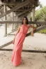 Carton Halterneck Maxi Dress - Watermelon sold by Petal & Pup