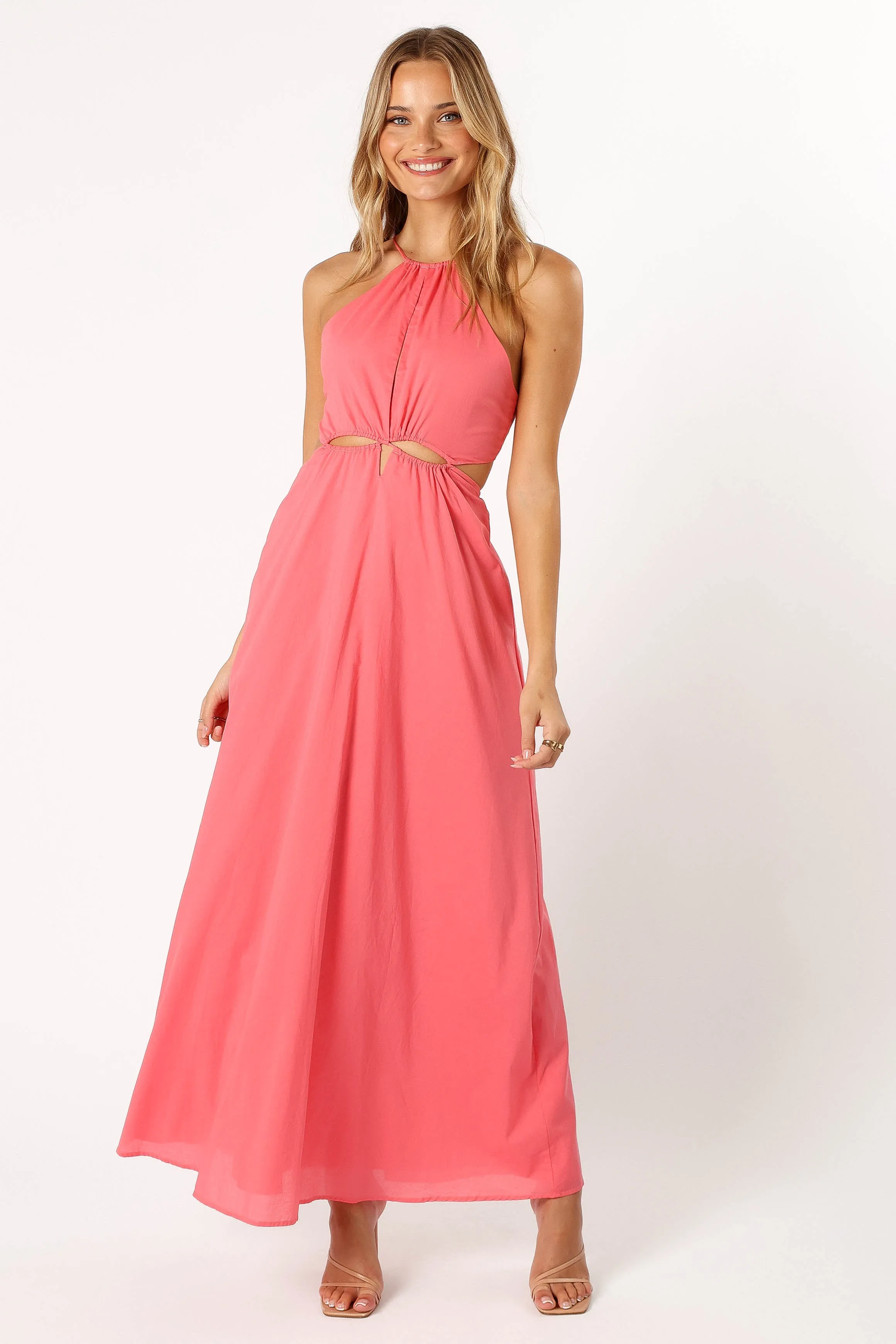 Carton Halterneck Maxi Dress - Watermelon sold by Petal & Pup product image thumbnail 3