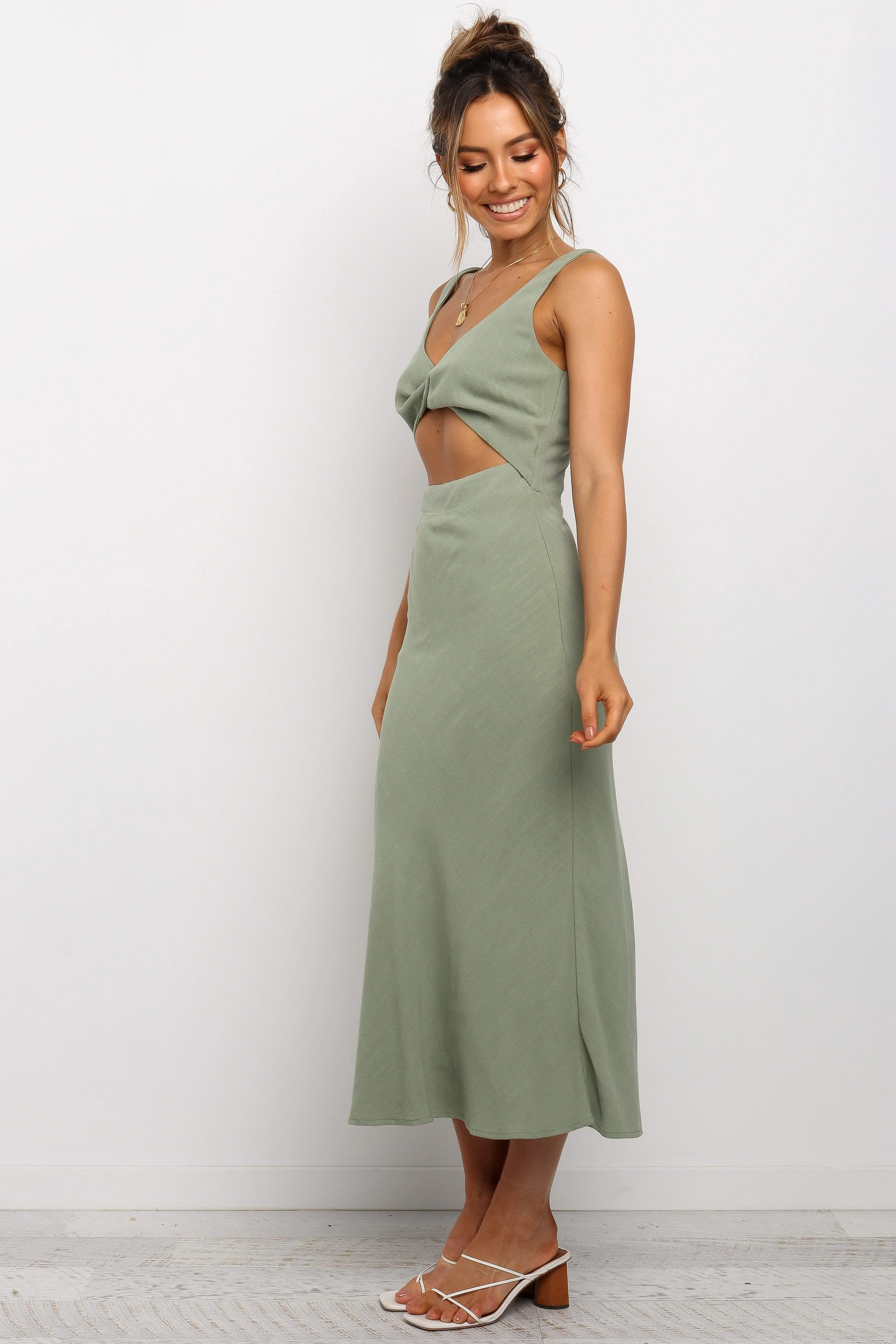 Apollo Dress - Olive sold by Petal & Pup product image thumbnail 2