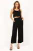 Eleanor High Waisted Pants - Black sold by Petal & Pup