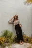 Eleanor High Waisted Pants - Black sold by Petal & Pup