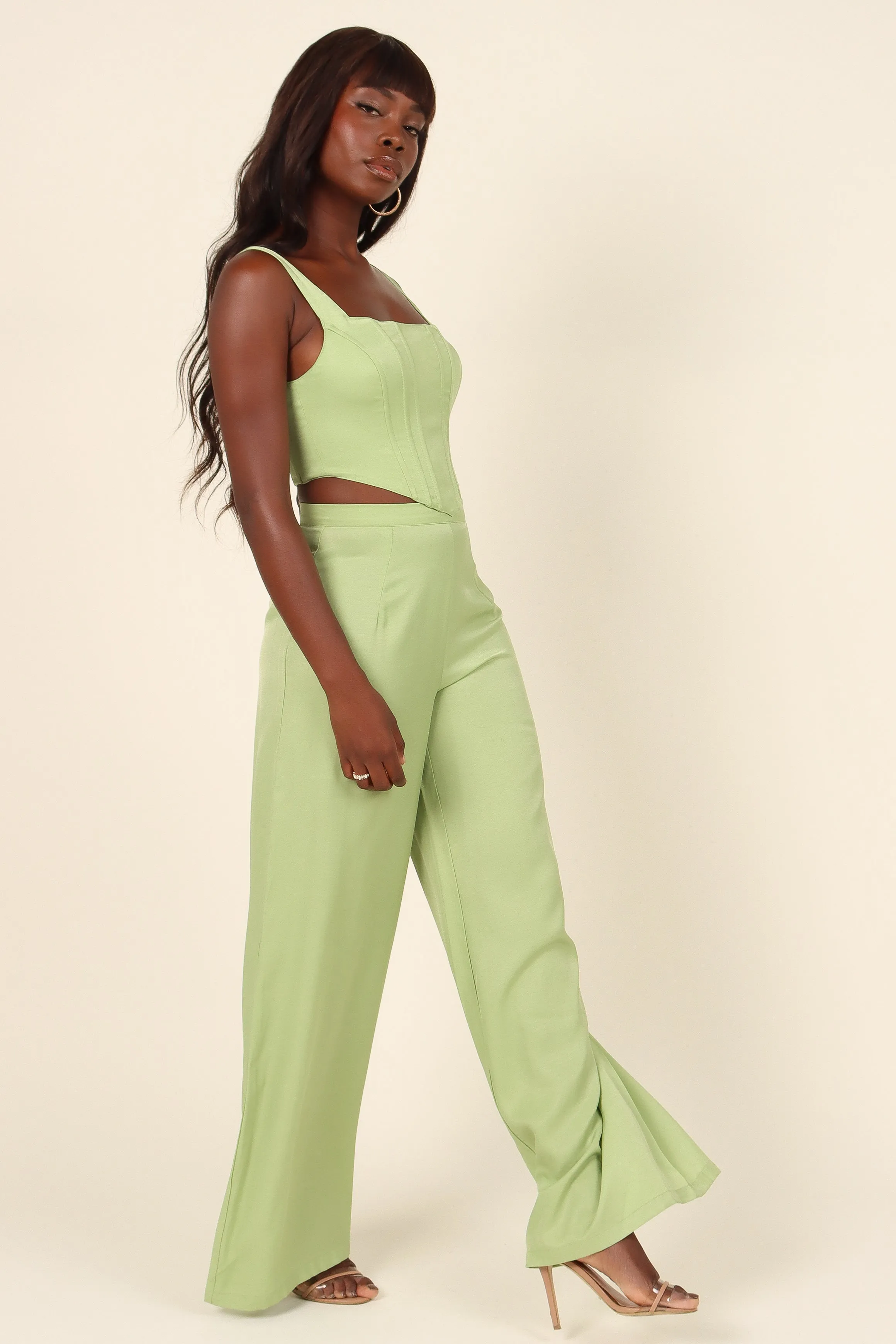 Seville Pant - Green sold by Petal & Pup product image thumbnail 5