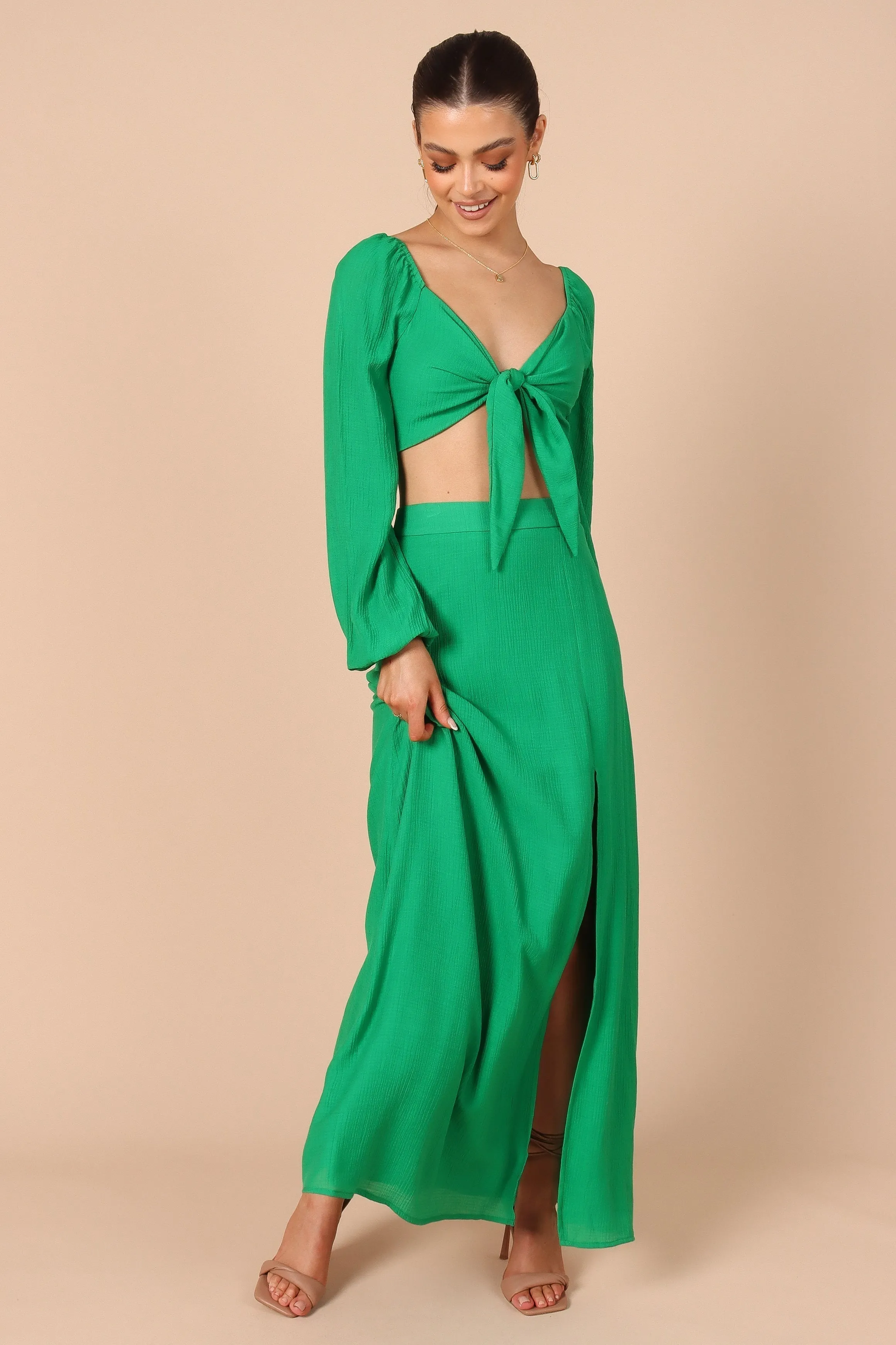 Claudia Two Piece Set - Green sold by Petal & Pup