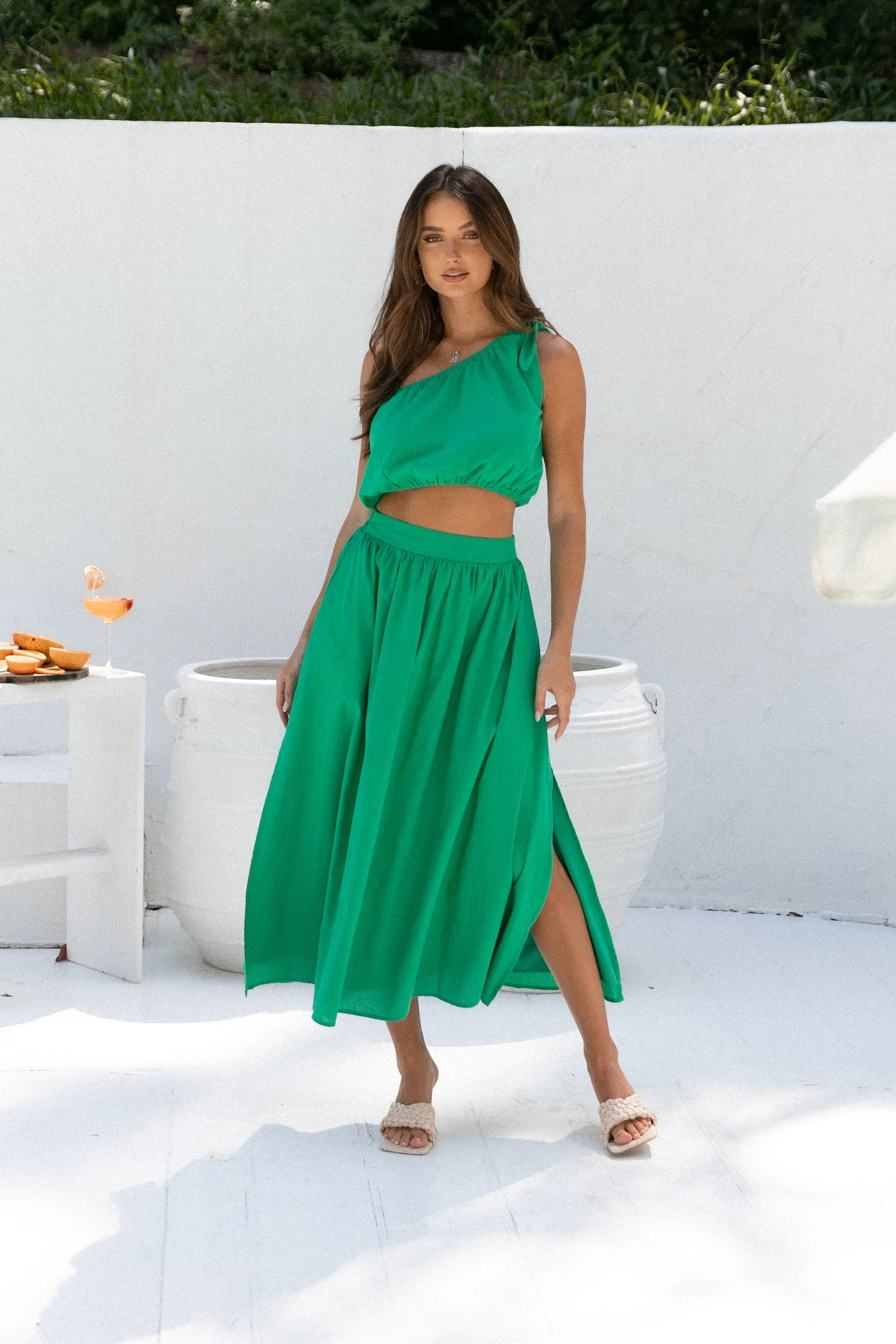 Isla Skirt - Green sold by Petal & Pup product image thumbnail 2