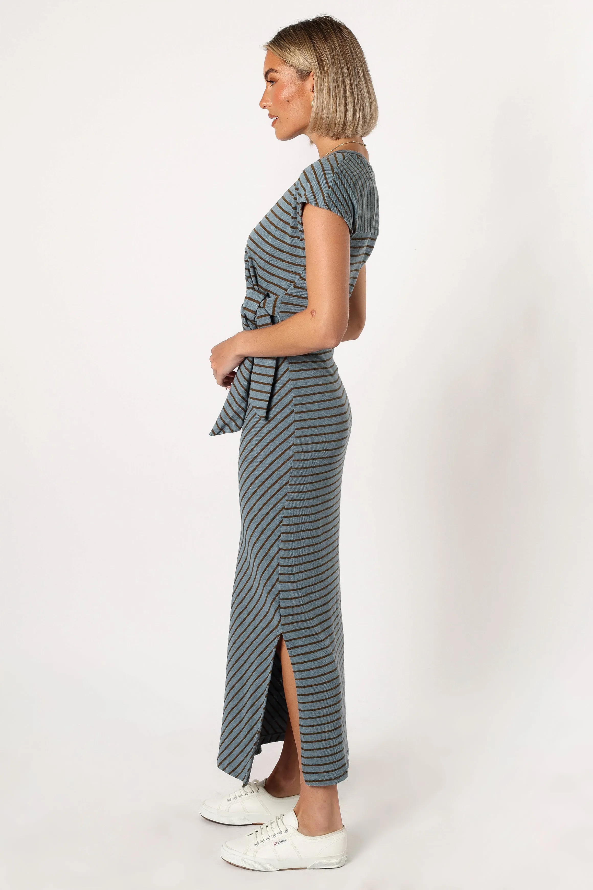Sandro Maxi Dress - Dusty Stripe sold by Petal & Pup product image thumbnail 5