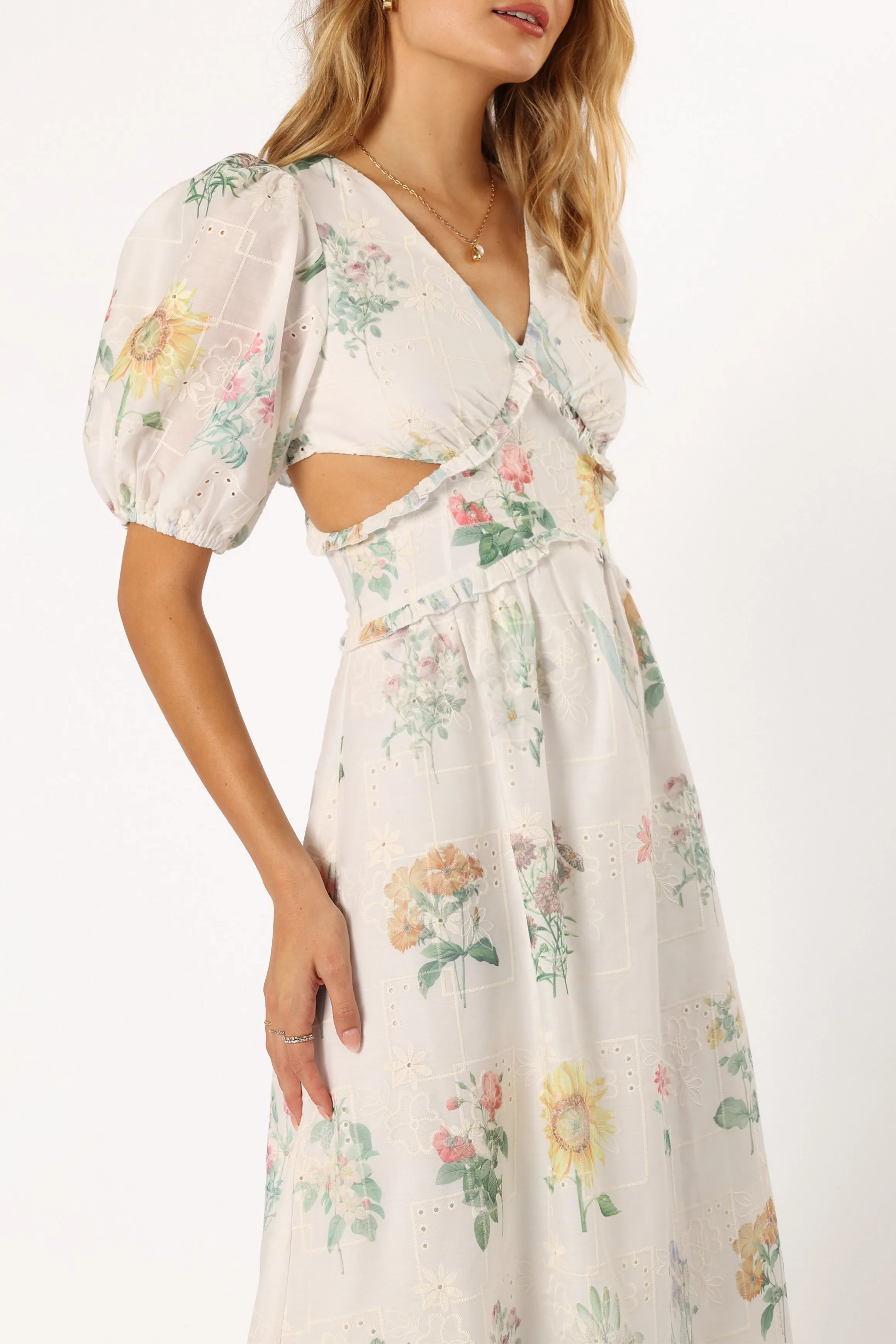 Jemima Puff Shoulder Maxi Dress - Floral sold by Petal & Pup product image thumbnail 5
