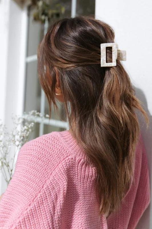 Violet Hairclip - Cream sold by Petal & Pup