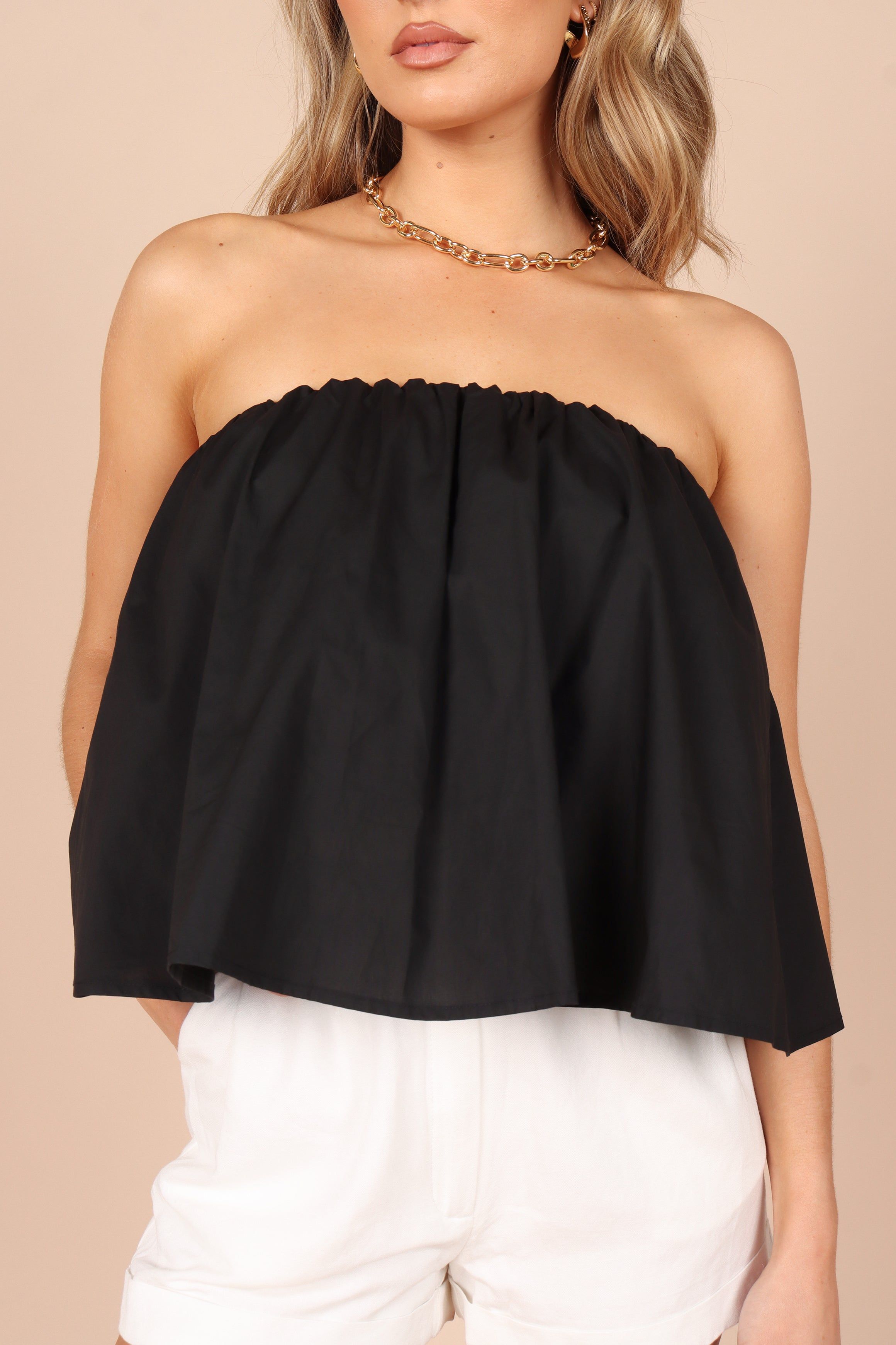 Veronica Strapless Top - Black sold by Petal & Pup product image thumbnail 2