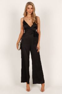 Adison Jumpsuit - Black sold by Petal & Pup
