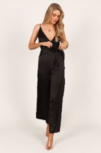 Adison Jumpsuit - Black sold by Petal & Pup