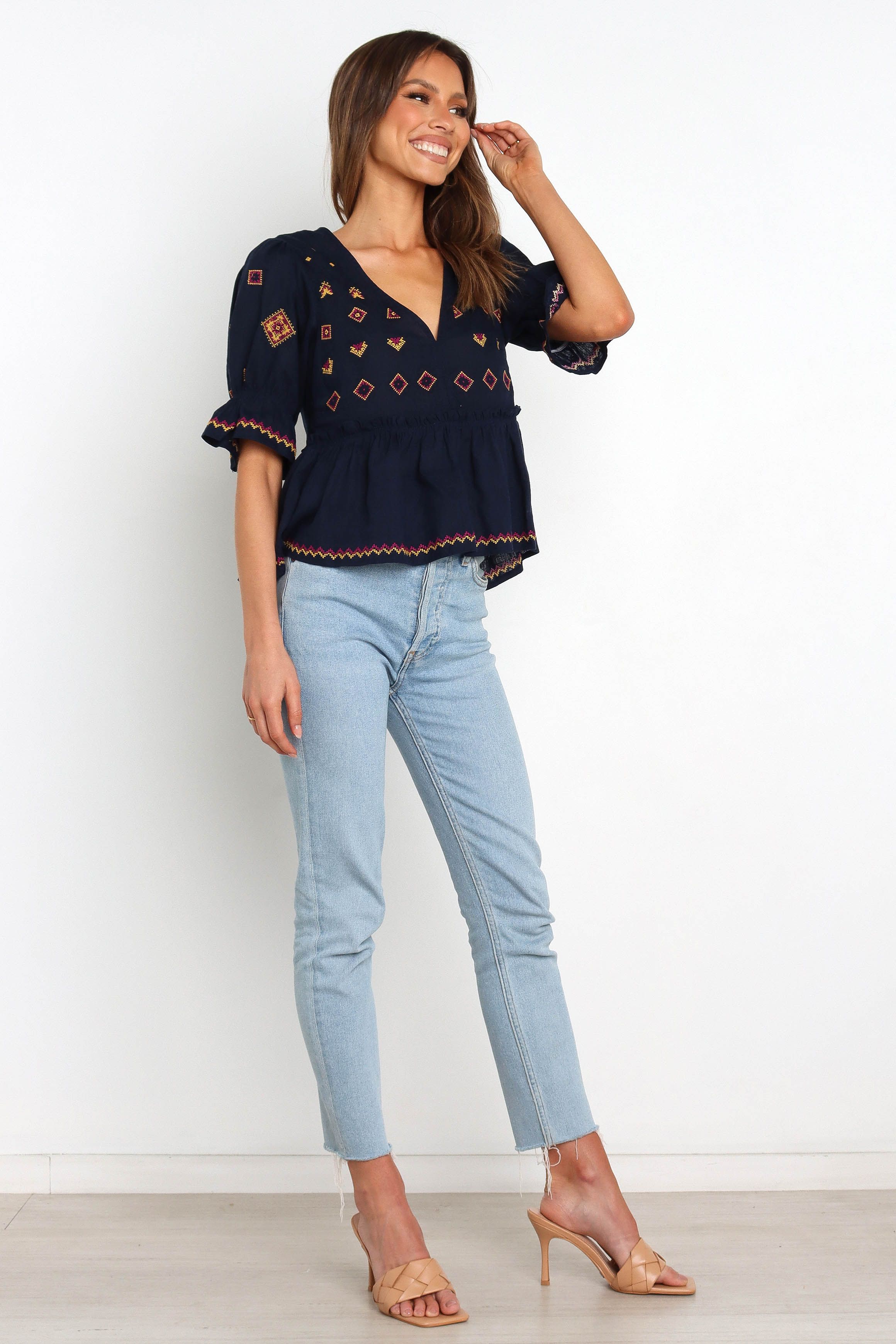 Dawston Top - Navy sold by Petal & Pup product image thumbnail 5