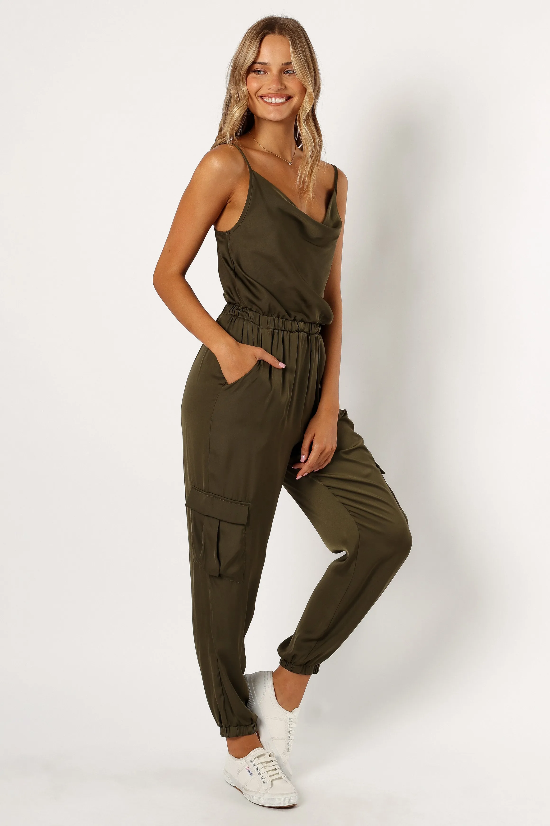 Jasleen Jumpsuit - Olive sold by Petal & Pup product image thumbnail 5