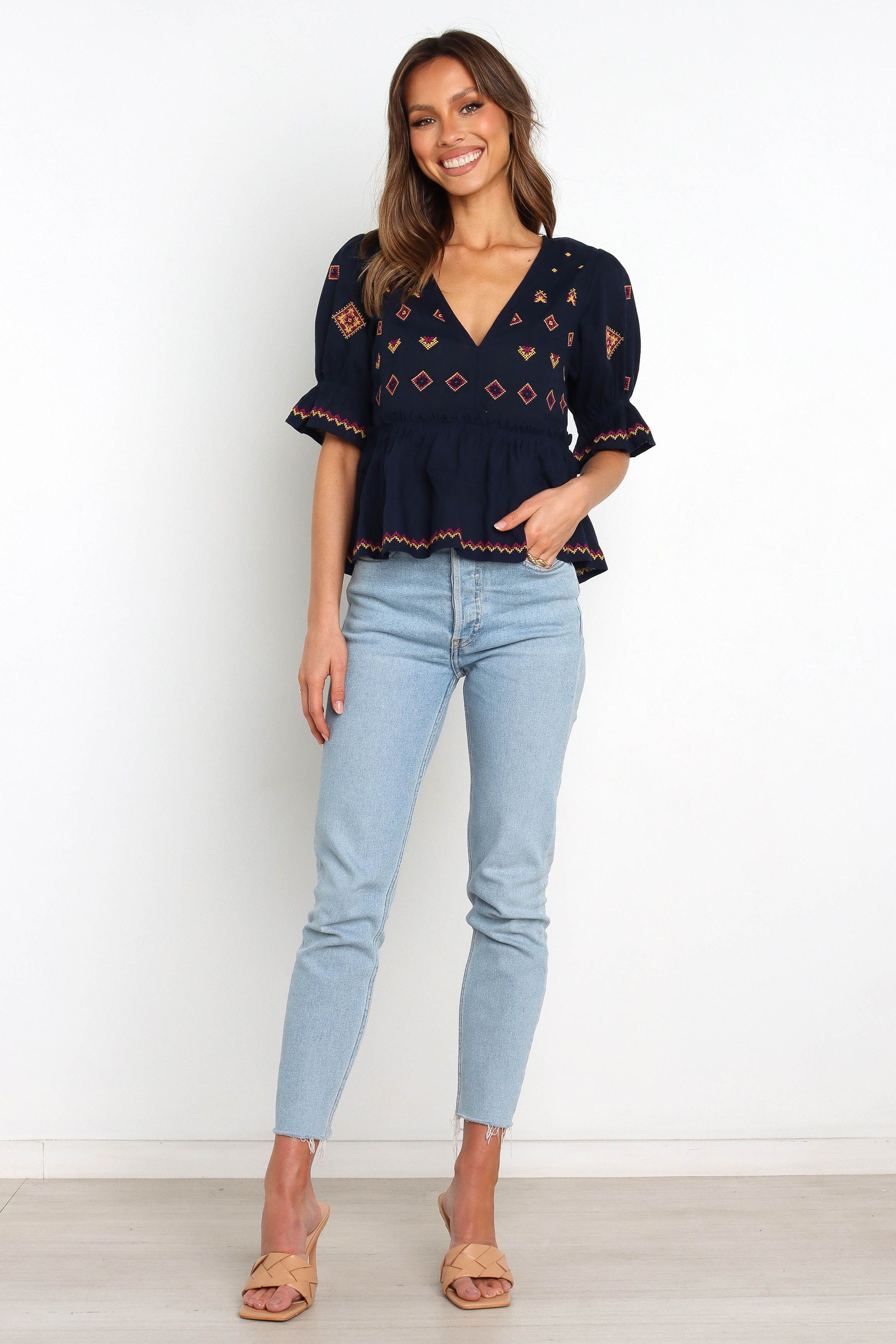 Dawston Top - Navy sold by Petal & Pup product image thumbnail 7