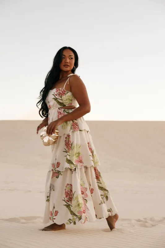 Adelaide Maxi Dress - Native Flora sold by Petal & Pup