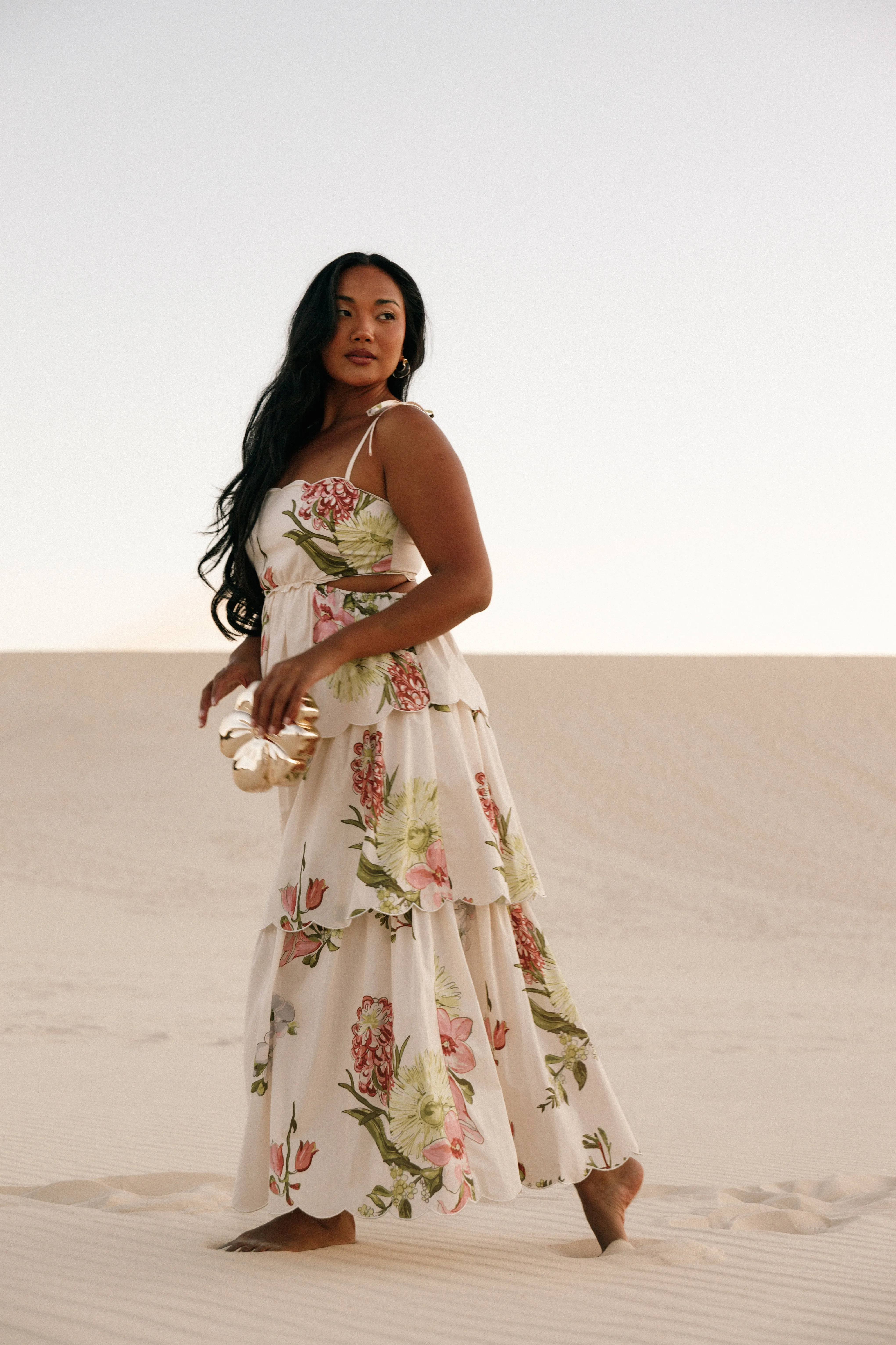 Adelaide Maxi Dress - Native Flora sold by Petal & Pup