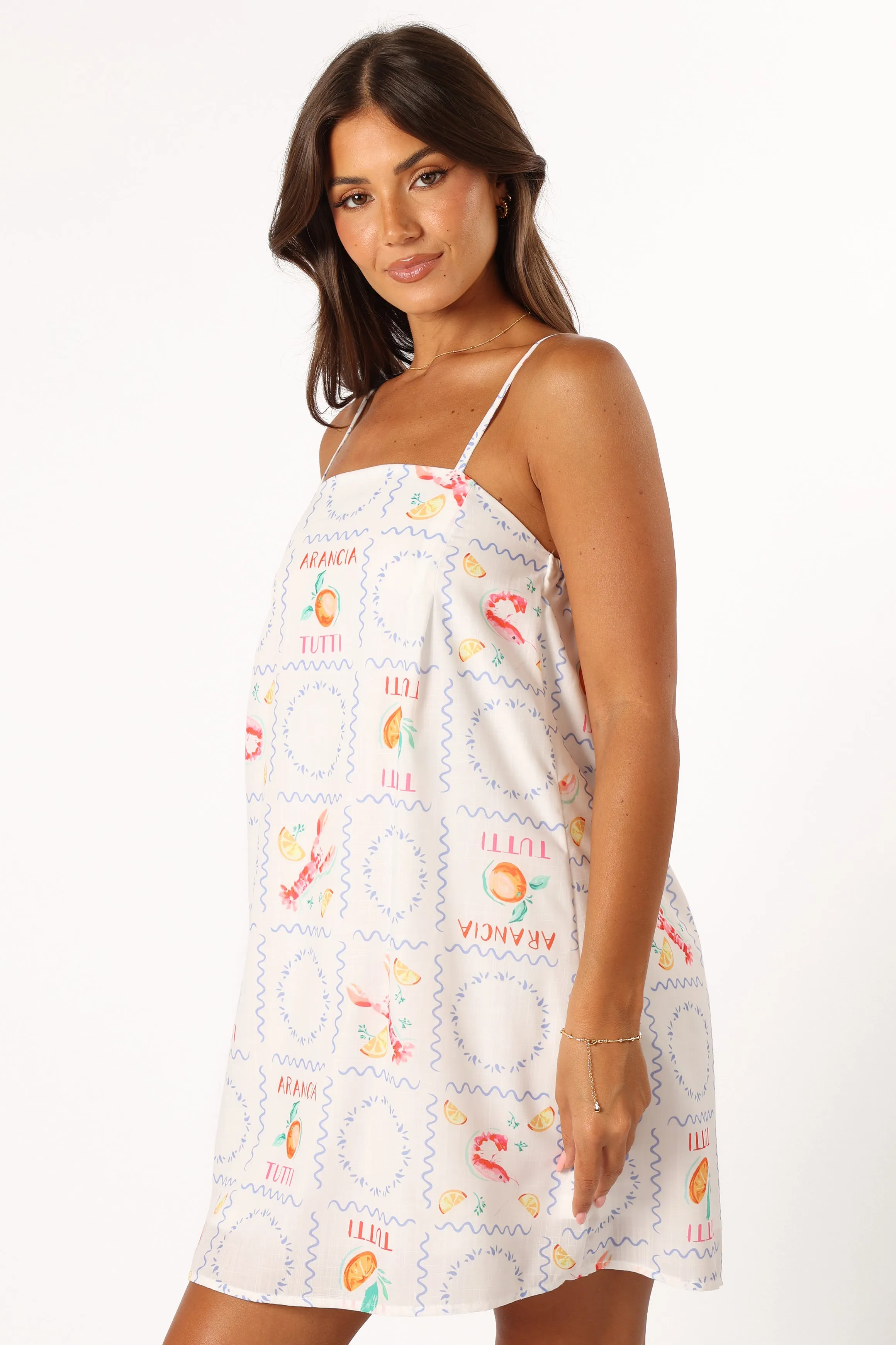 Surri Mini Dress - White sold by Petal & Pup product image thumbnail 3