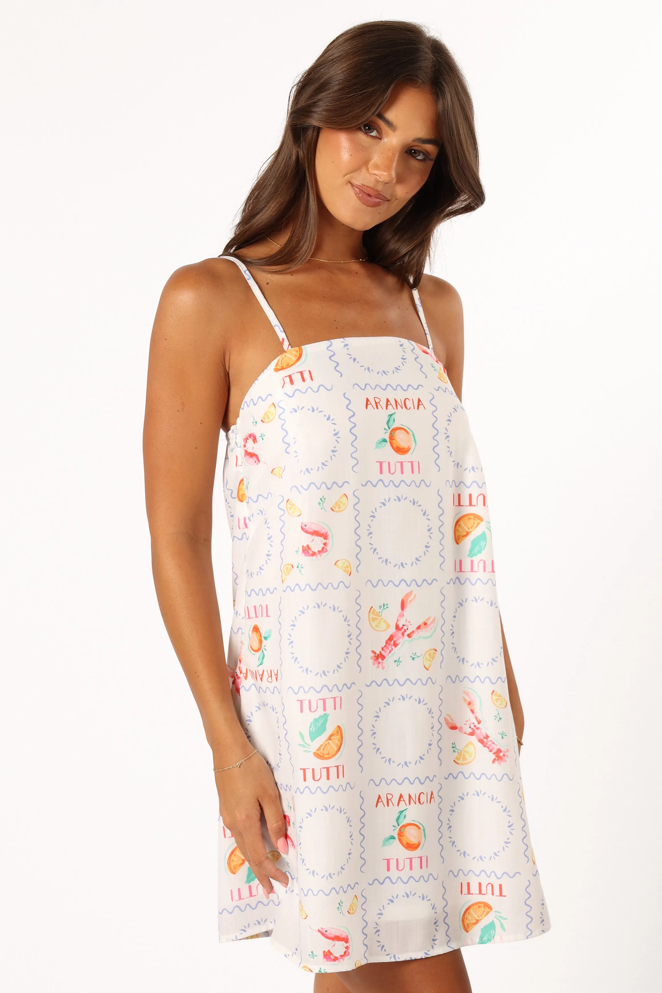 Surri Mini Dress - White sold by Petal & Pup product image thumbnail 5