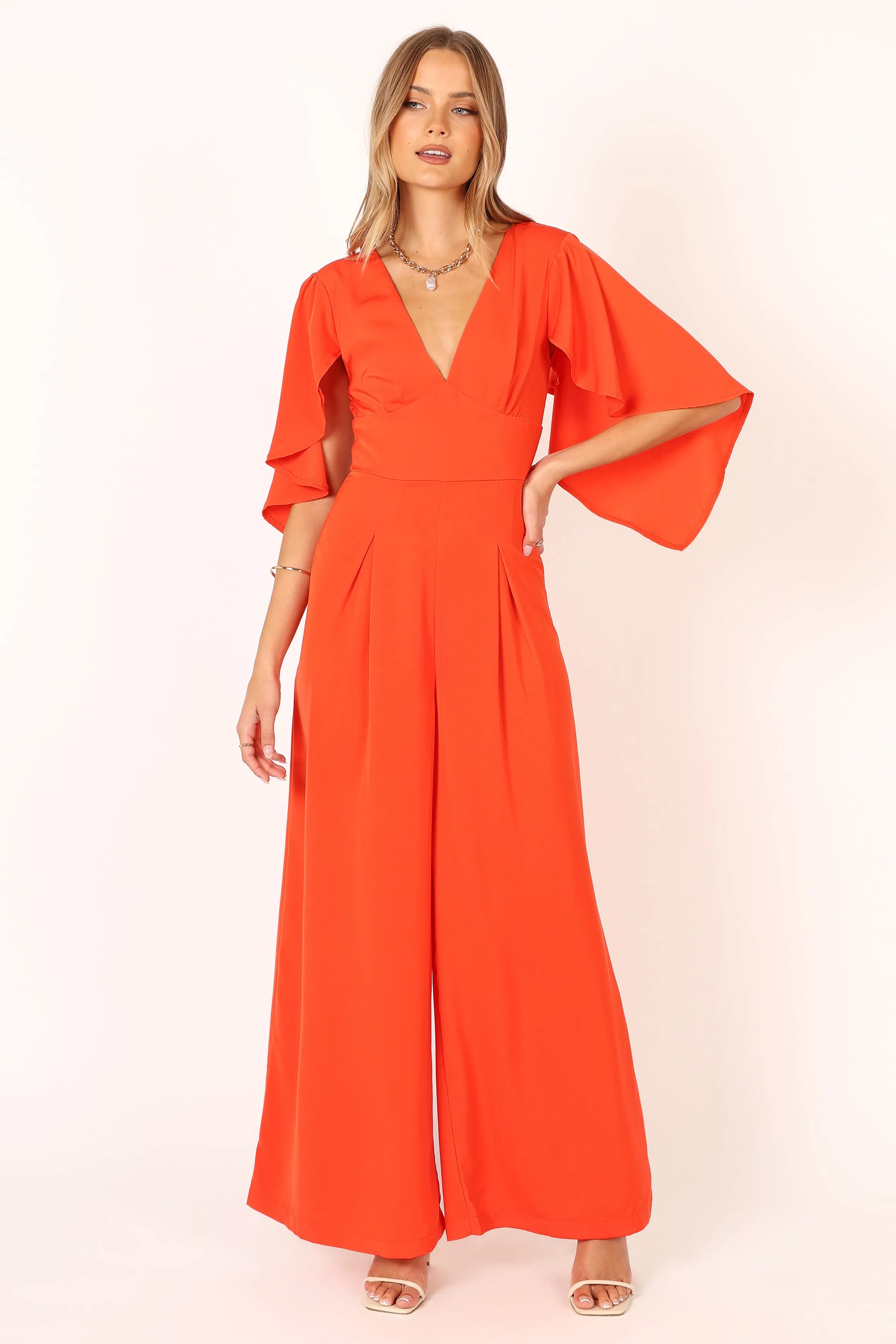Carla Jumpsuit - Red sold by Petal & Pup product image thumbnail 2