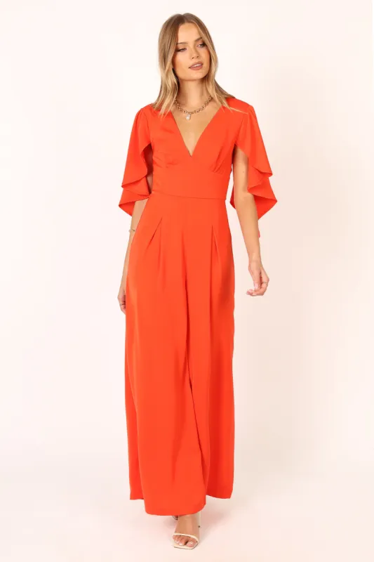 Carla Jumpsuit - Red sold by Petal & Pup
