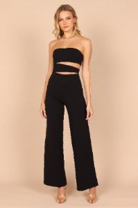 Emerson Jumpsuit - Black sold by Petal & Pup