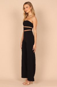 Emerson Jumpsuit - Black sold by Petal & Pup