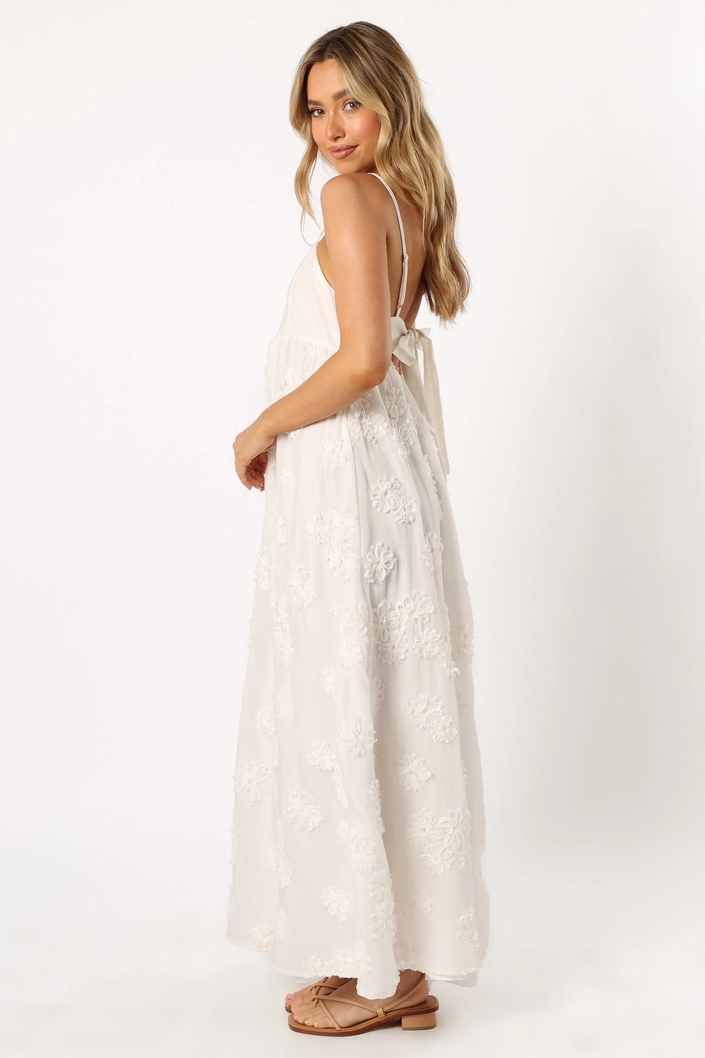 Trixie Maxi Dress - White sold by Petal & Pup product image thumbnail 5